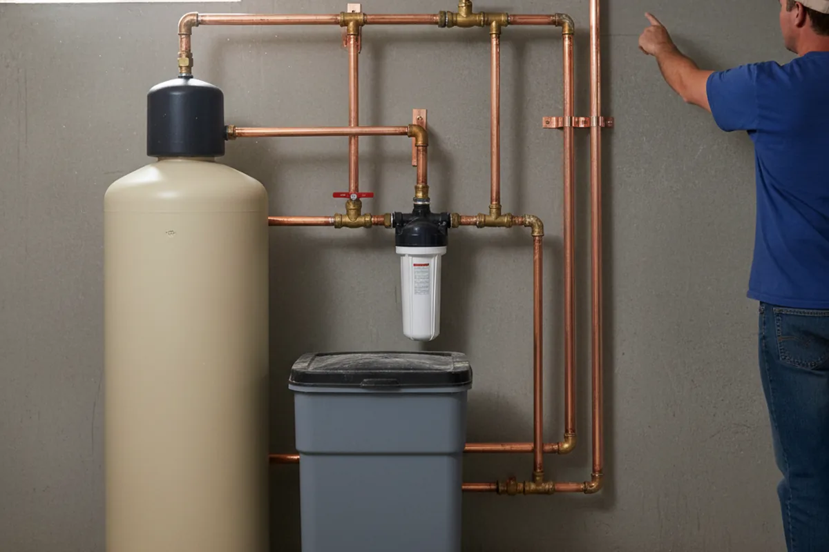 Whole-house water treatment system installed in Tryon